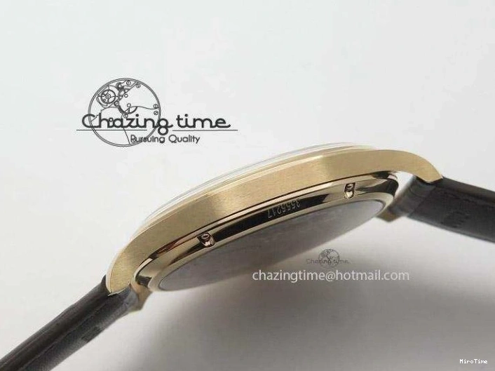 MIROTIME 0731 Compact Portuguese IW545409 RG ZF 1:1 Best Edition White Dial On Brown Leather Strap A 7336